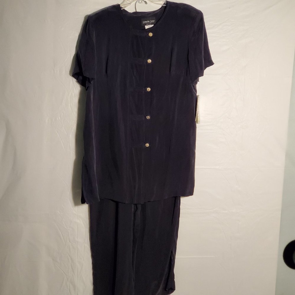 NWT VINTAGE DANIELLE CASEY 2 PIECE TOP & BOTTOM